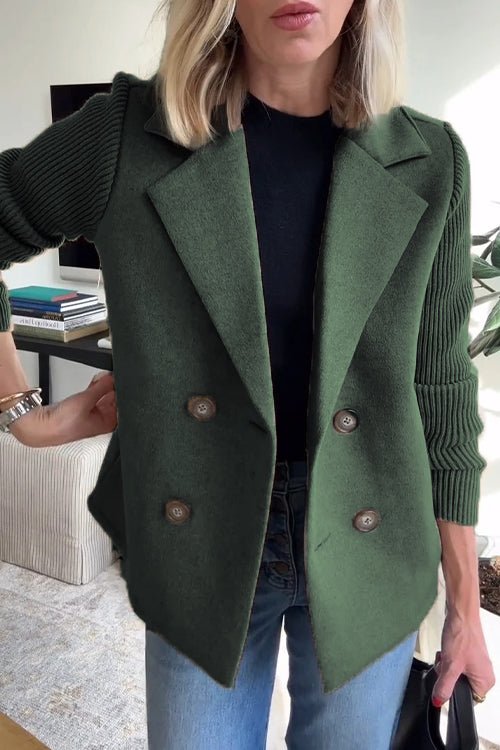 Elegante blazer da donna con maniche a rete