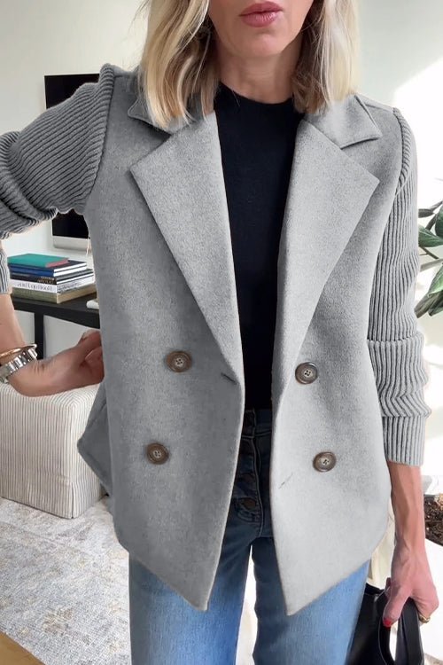 Elegante blazer da donna con maniche a rete
