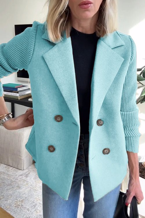 Elegante blazer da donna con maniche a rete