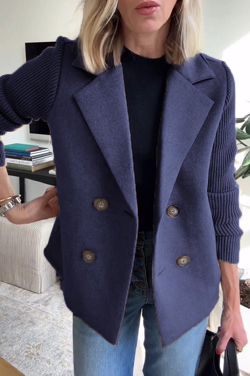 Elegante blazer da donna con maniche a rete