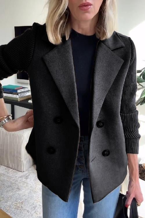 Elegante blazer da donna con maniche a rete