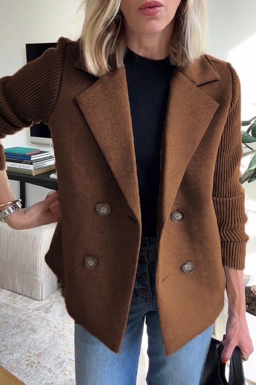 Elegante blazer da donna con maniche a rete