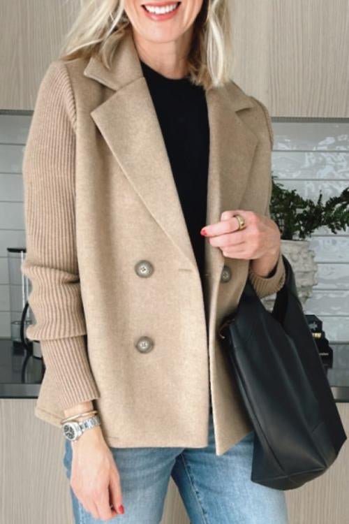 Elegante blazer da donna con maniche a rete