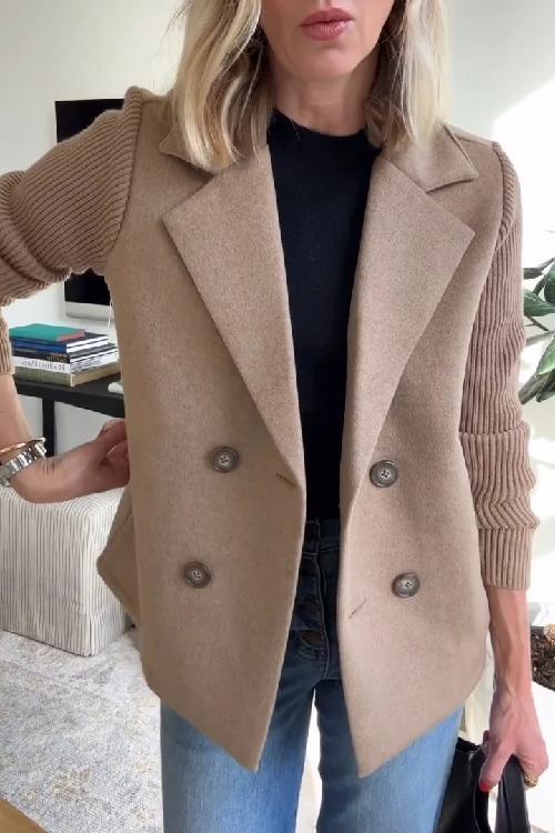 Elegante blazer da donna con maniche a rete