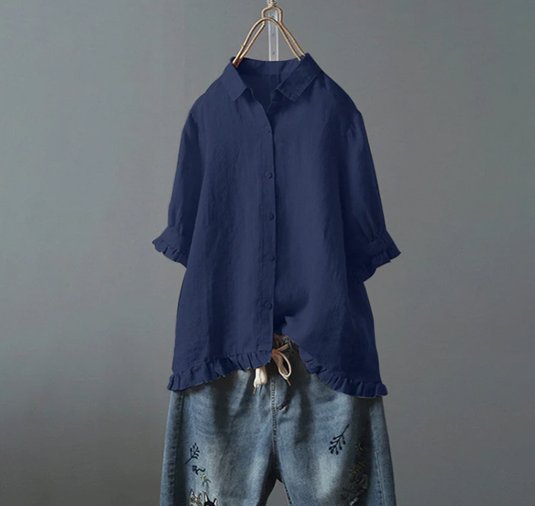 Camicia da donna in cotone – Top elegante e confortevole