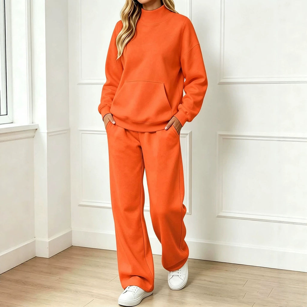 Ensemble sweat-shirt femme à col montant - Confortable et assorti
