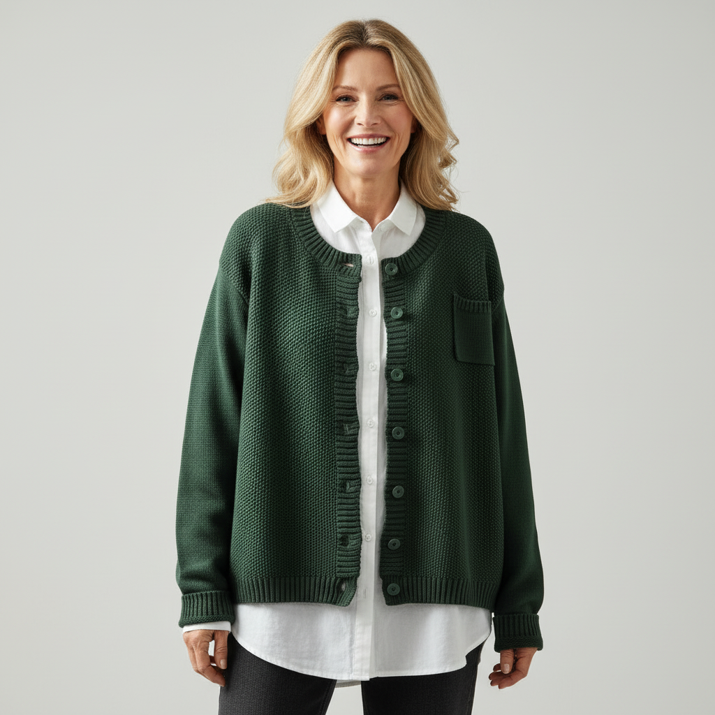 Cardigan donna in maglia morbida - Caldo e confortevole