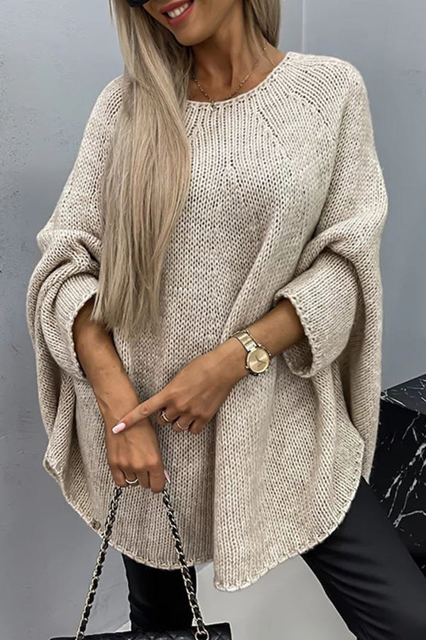 Suéter elegante de mujer con cuello redondo - Suave y refinado