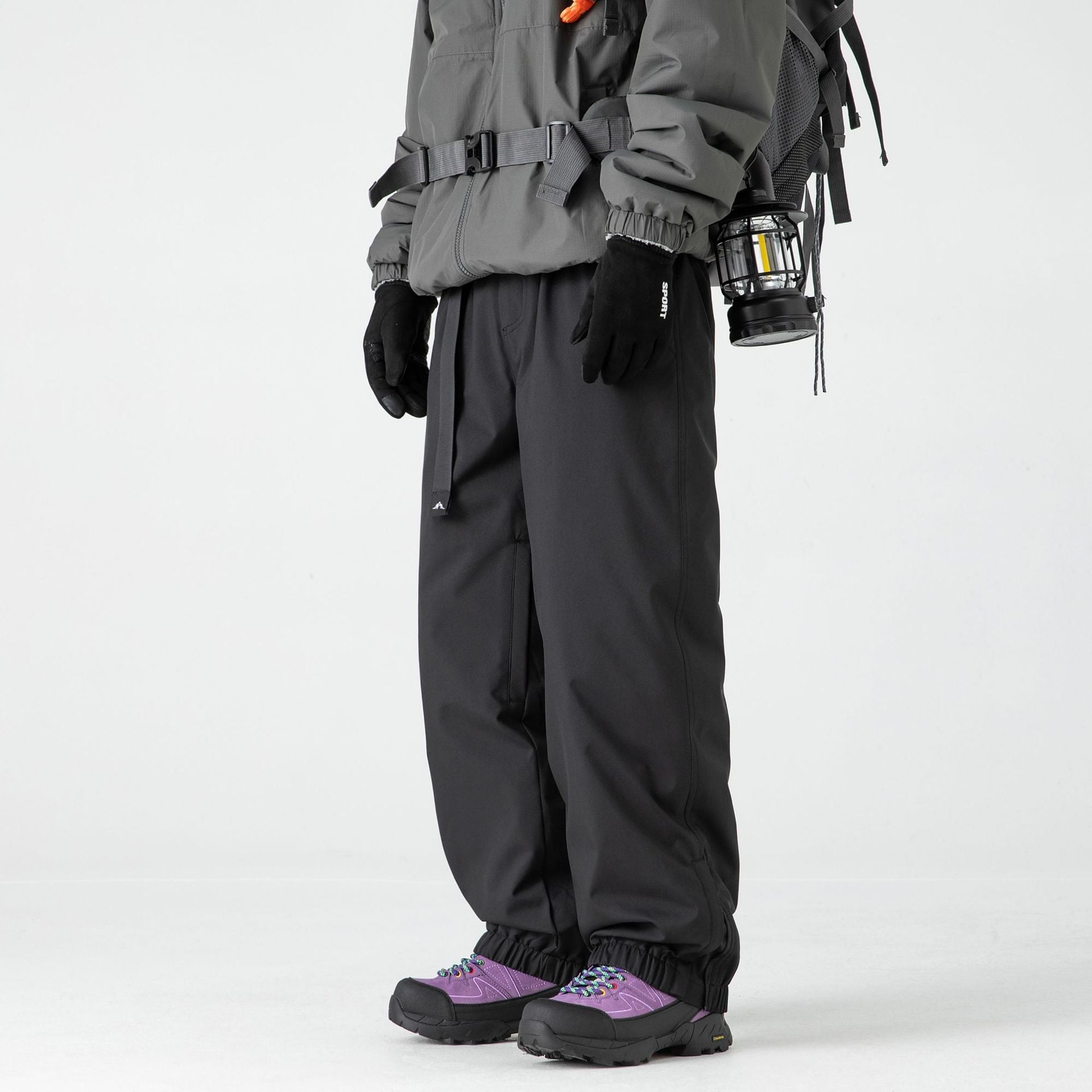 Pantaloni da snowboard impermeabili da uomo con bretelle – Pantaloni da sci invernali isolati