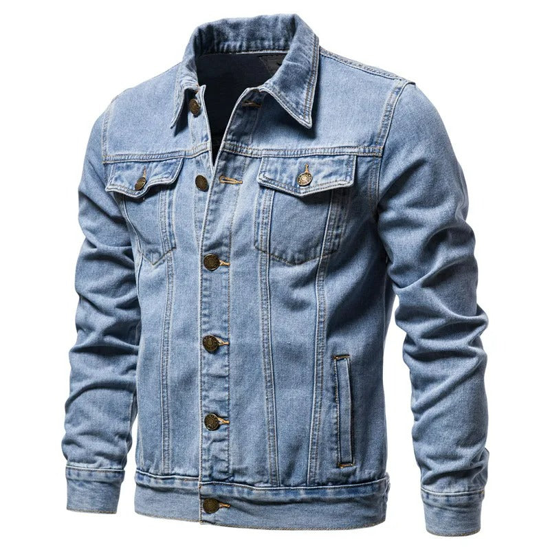 Giacca in denim premium da uomo - Abbigliamento casual e comodo