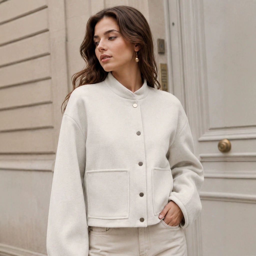 Veste-chemise ample pour femme à boutons - Simple et décontractée