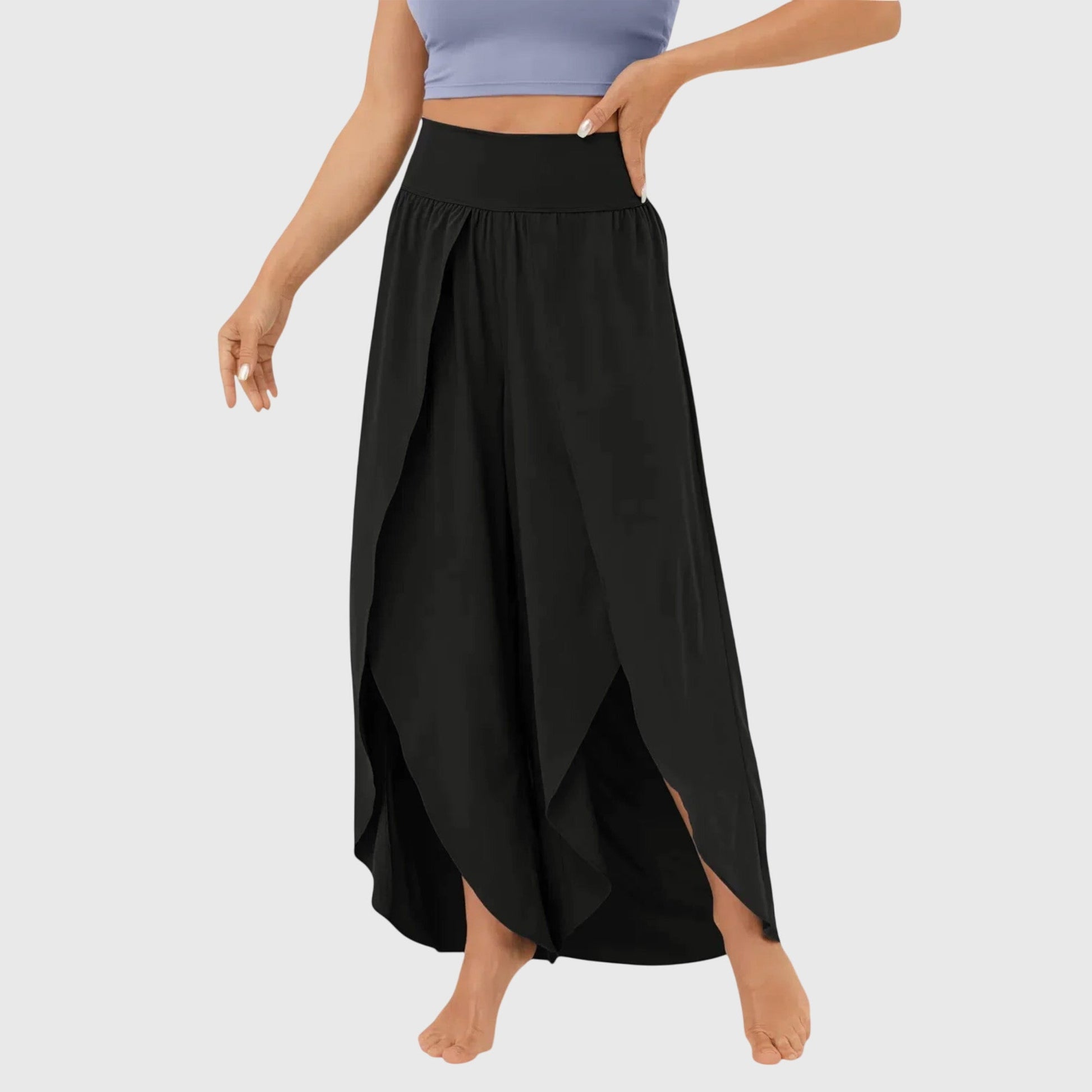Pantaloni estivi da donna a gamba larga - Comodi e leggeri