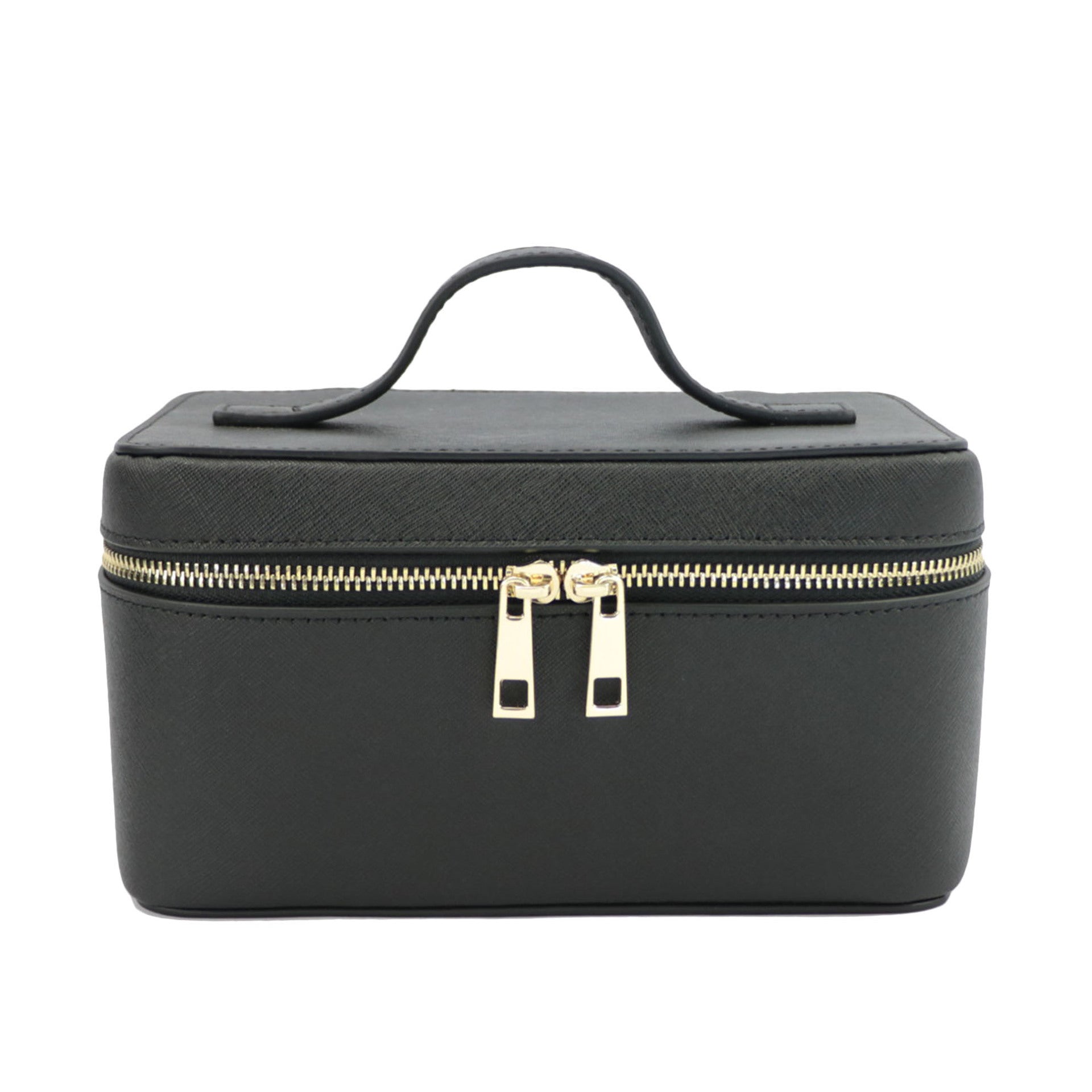 Borsa da toilette da viaggio in crosta di pelle – Borsa da toilette portatile in vera pelle