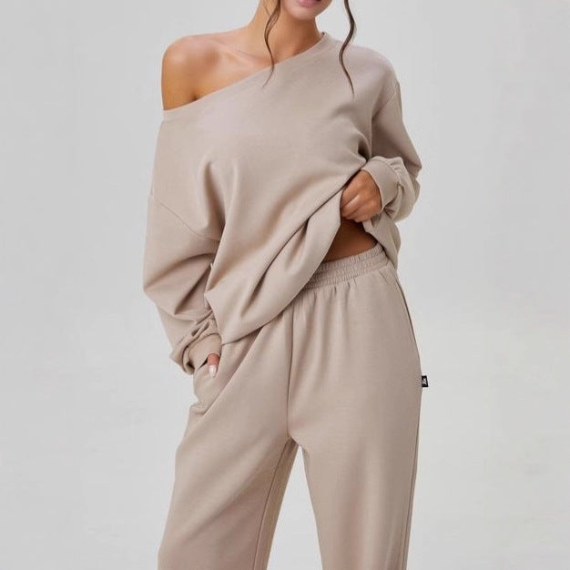 Set Due Pezzi Donna Casual – Stile Sportivo con Spalle Scoperte
