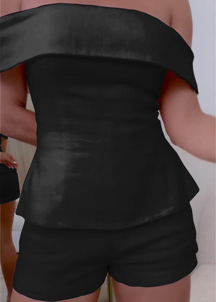 Completo due pezzi da donna in cotone e lino bianco – Abito elegante e leggero