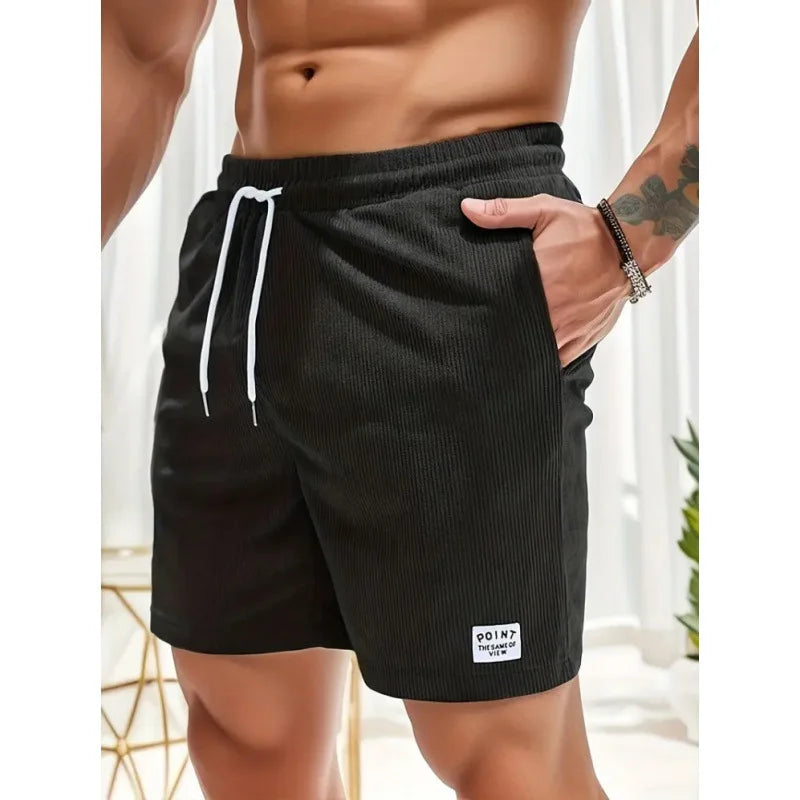 Shorts da uomo con coulisse – casual leggeri estivi con tasche