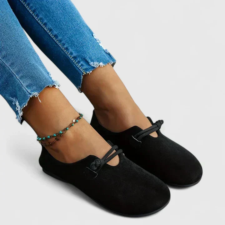 Women's boho ballerinas – Comfortable and elegant with rope detail