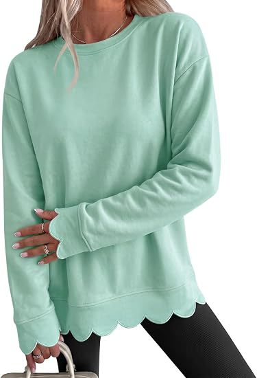Sweat-shirt femme à col rond - Décontracté et doux