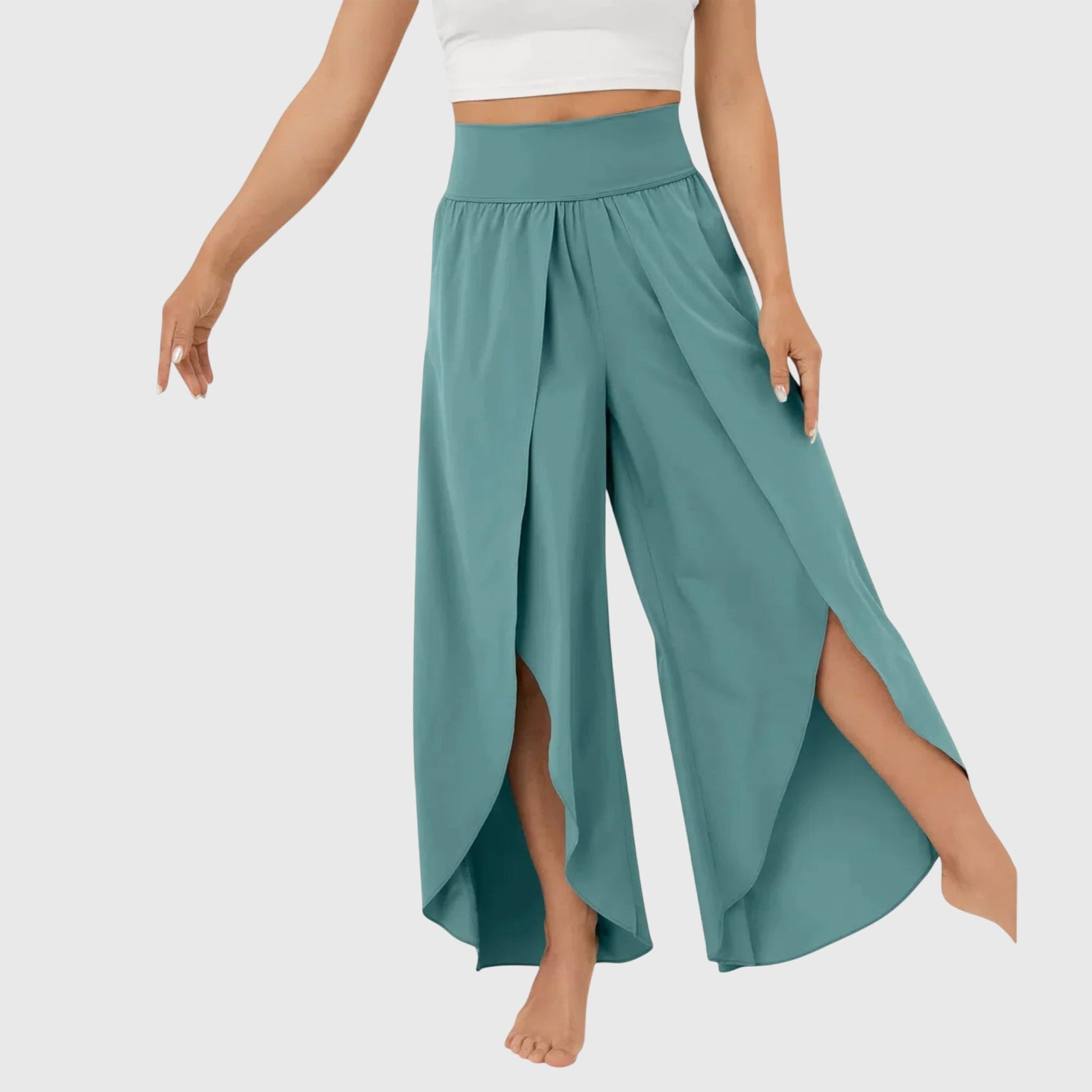 Pantaloni estivi da donna a gamba larga - Comodi e leggeri