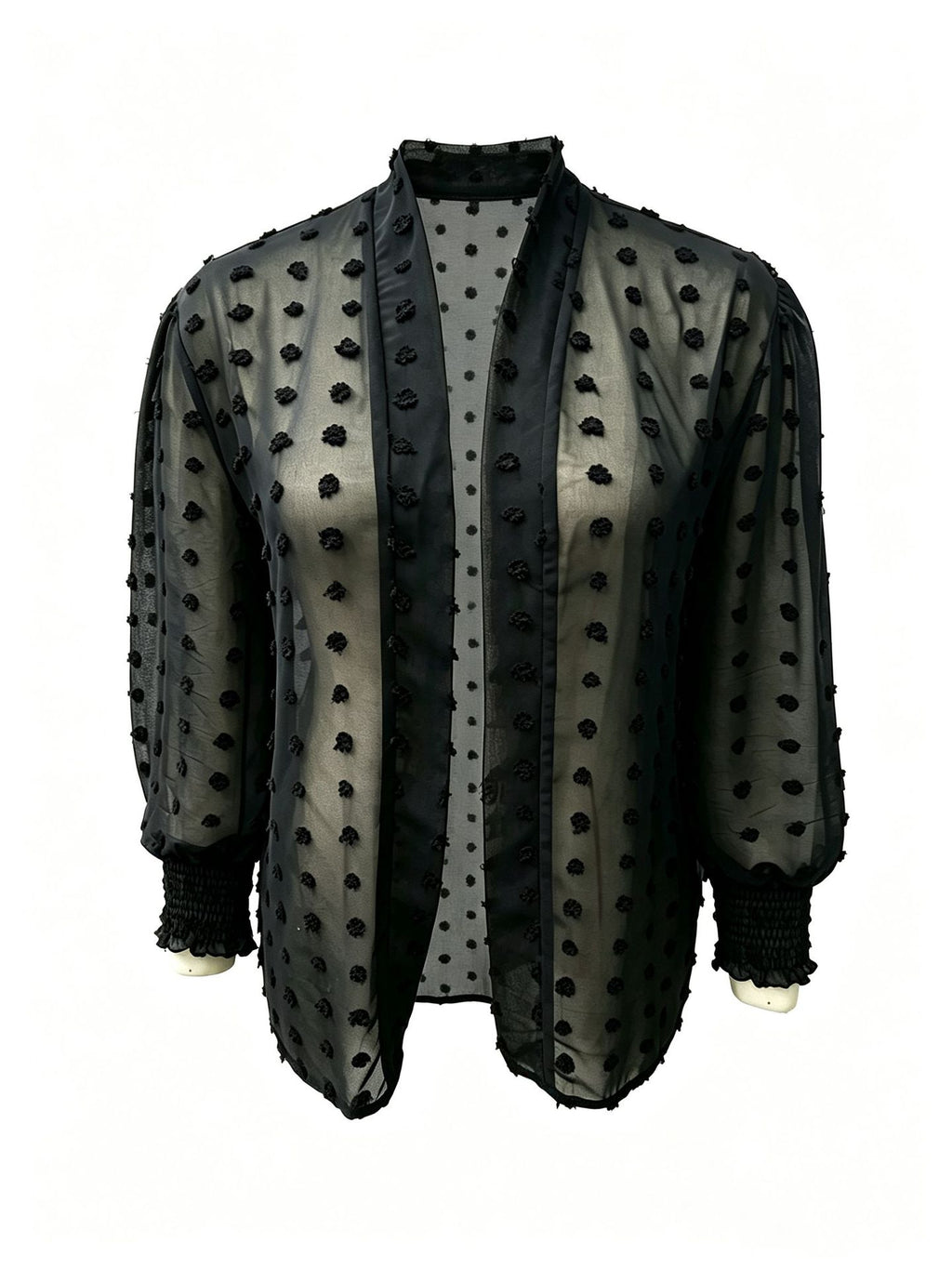 Gilet automnal femme avec pompons - Léger et respirant