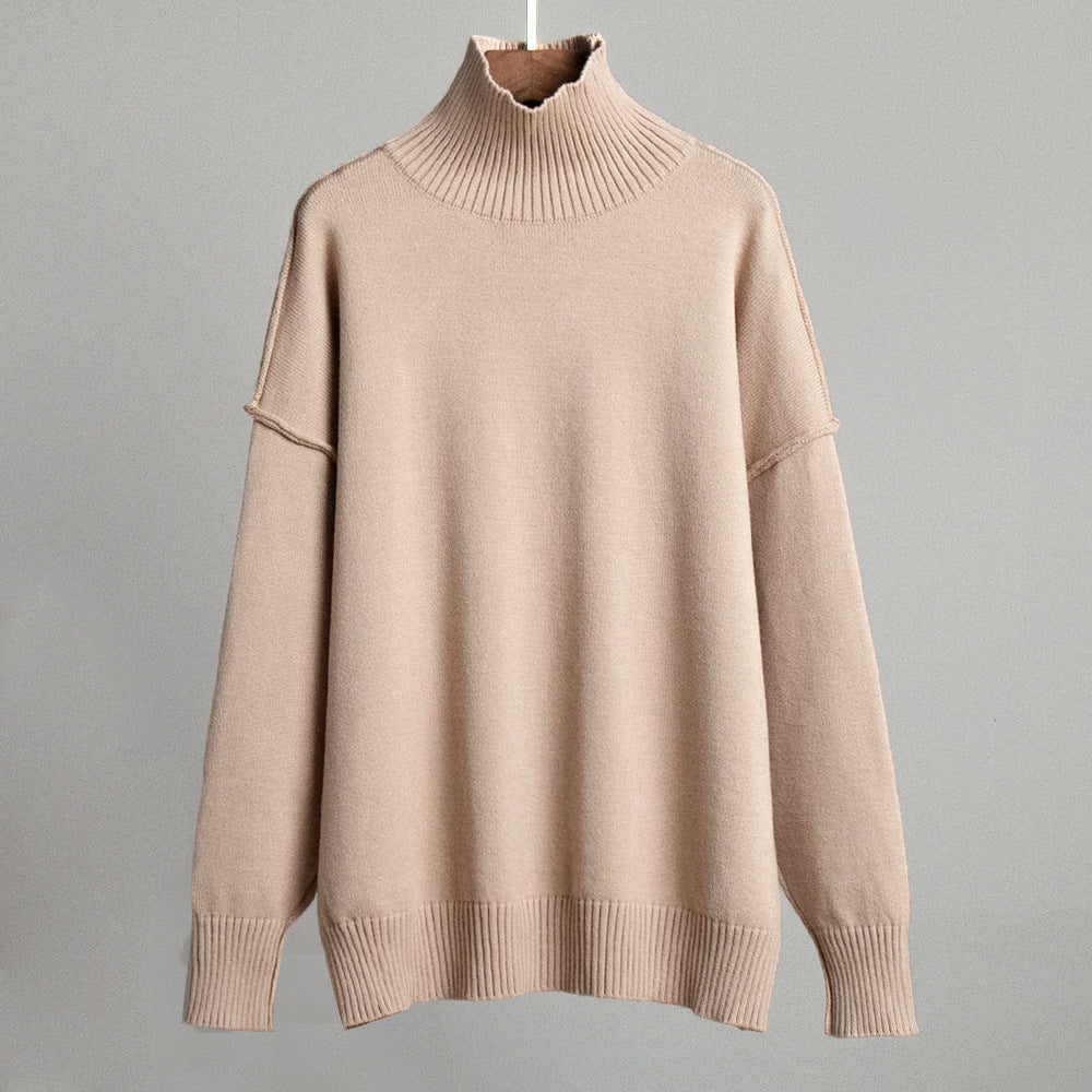 Maglione dolcevita donna spesso - Caldo e casual