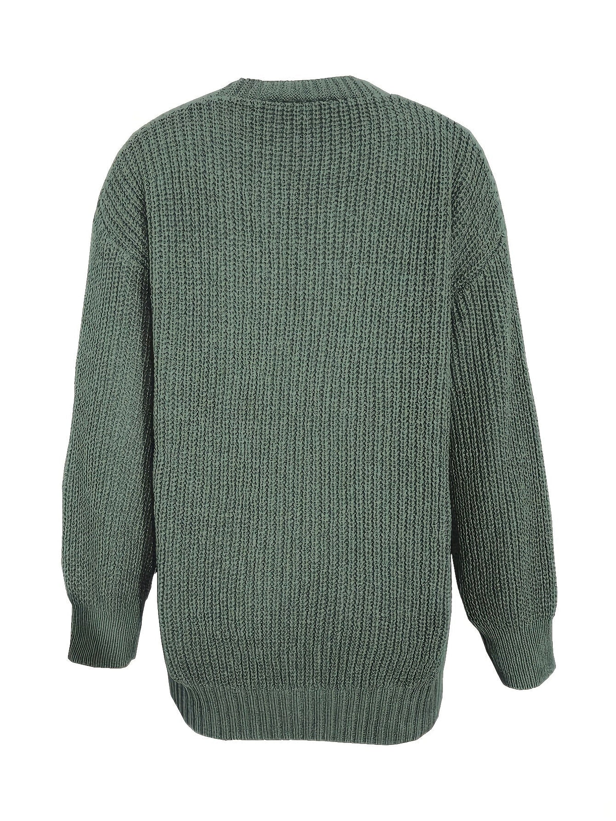 Cardigan relax donna con bottoni e tasche - Morbido e versatile