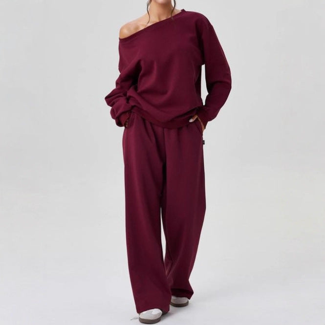 Set Due Pezzi Donna Casual – Stile Sportivo con Spalle Scoperte