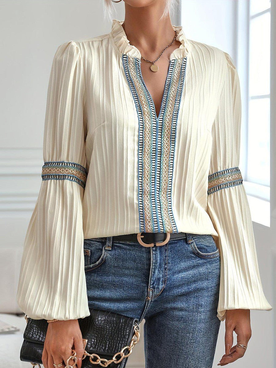 Blusa vintage chic per donna