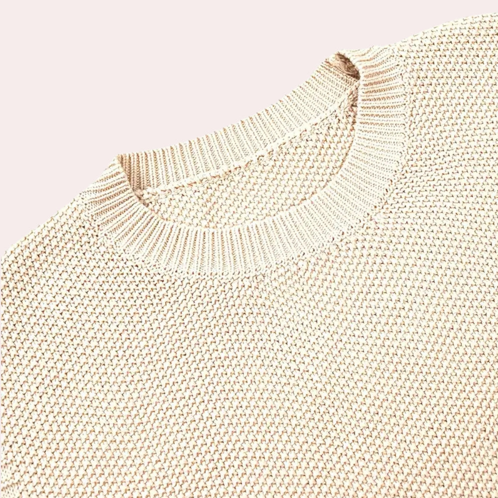 Maglione senza maniche donna a girocollo - Semplice e versatile