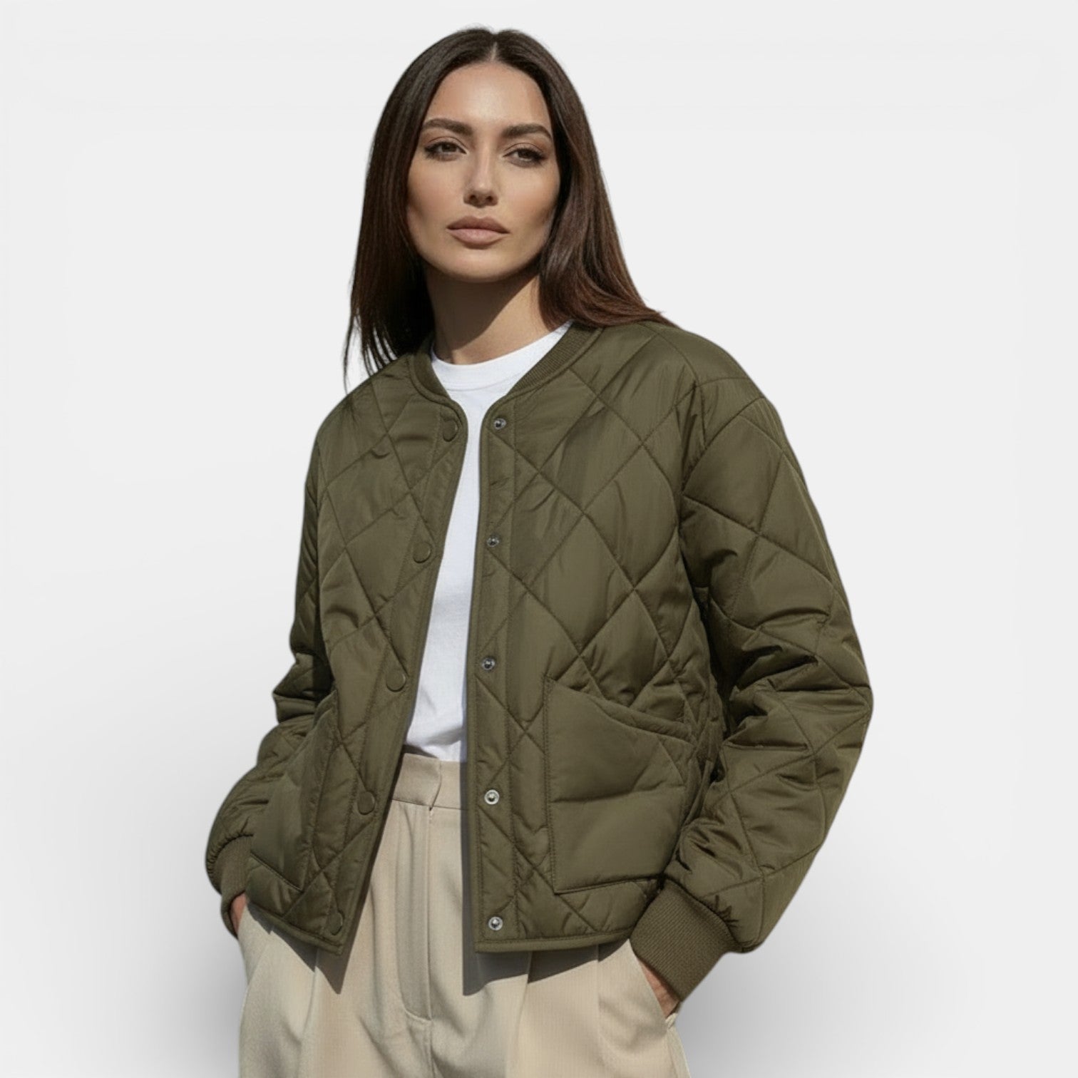 Giacca donna trapuntata leggera - Stile casual comodo e moderno