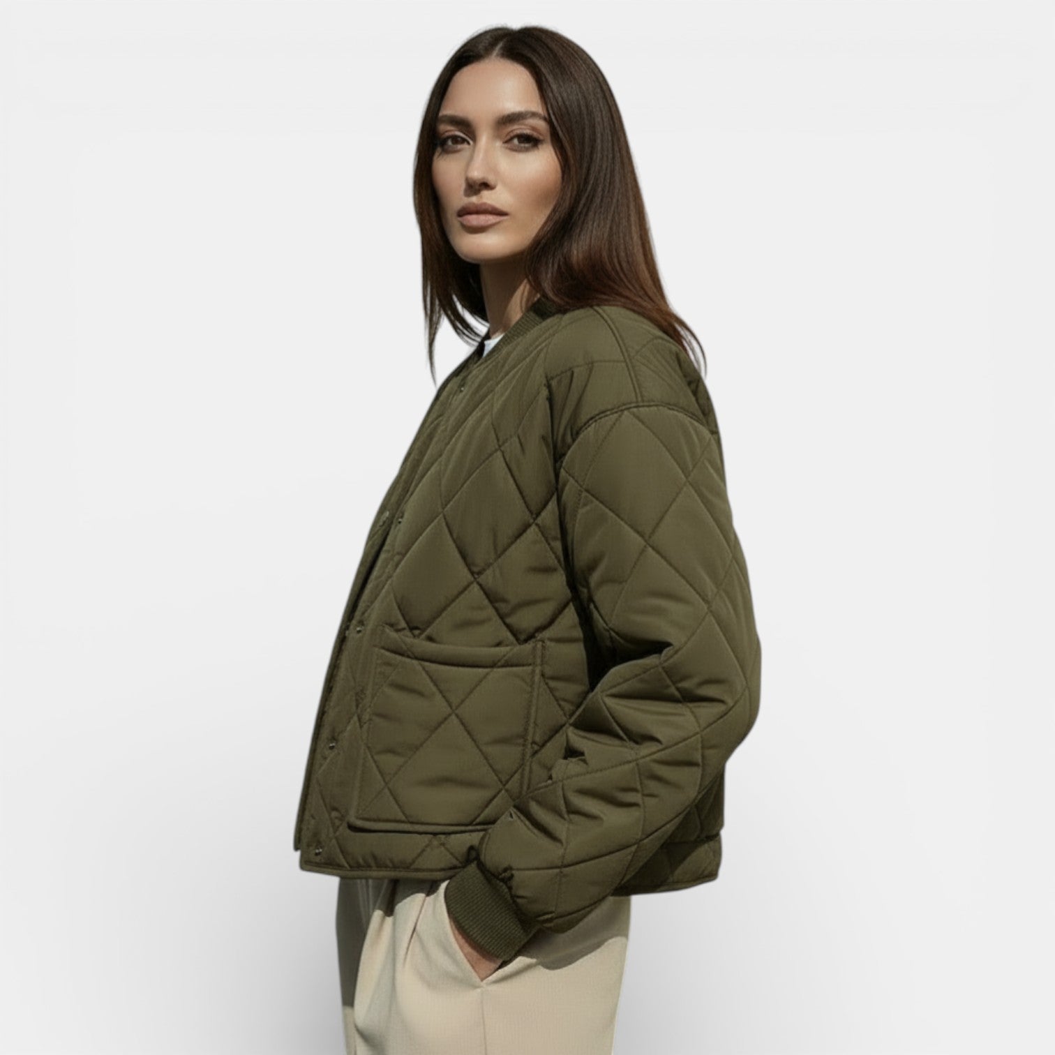 Giacca donna trapuntata leggera - Stile casual comodo e moderno