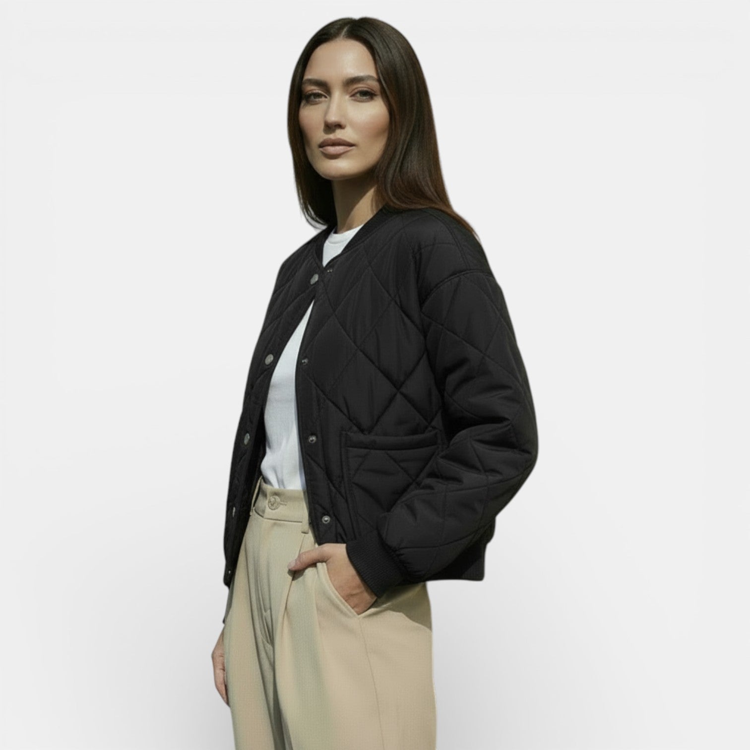 Giacca donna trapuntata leggera - Stile casual comodo e moderno