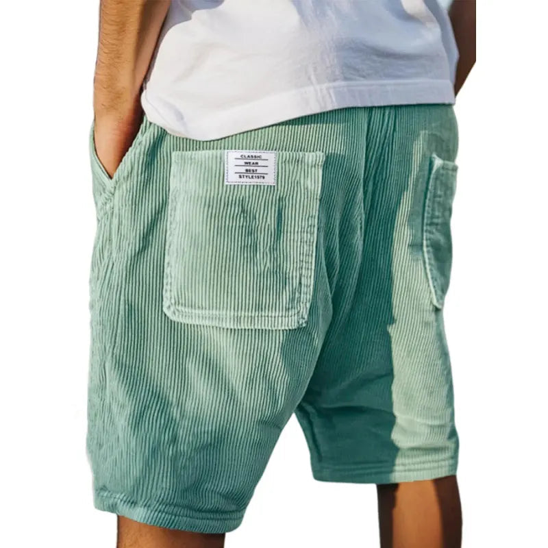 Shorts in velluto da uomo – morbidi casual per estate e tempo libero