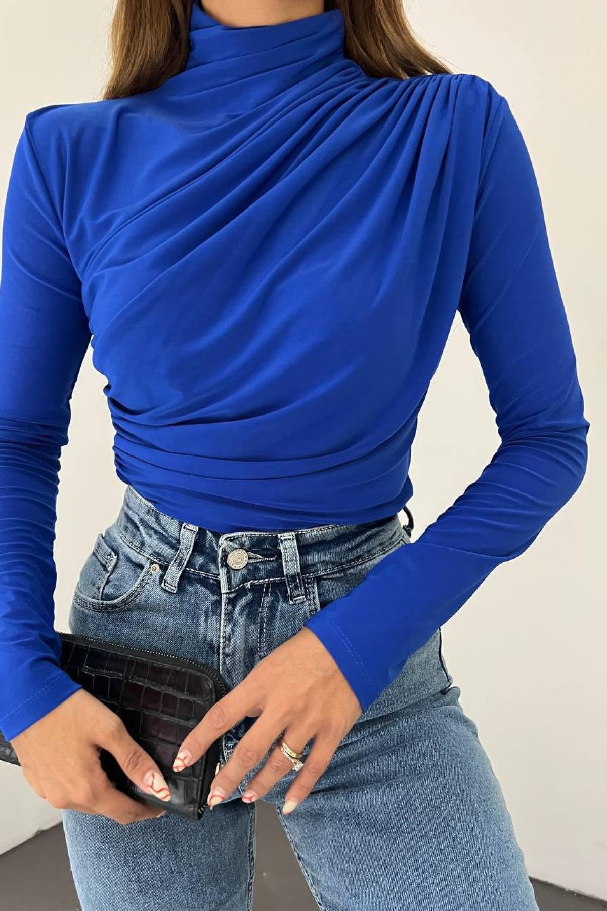 Top basique à manches longues pour femme - Simple et doux