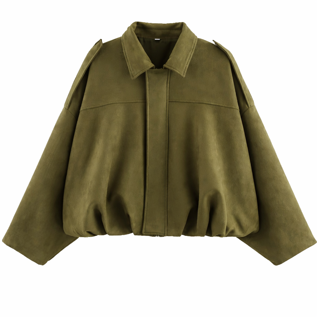 Giacca bomber oversize donna - Casual chic e facile da indossare