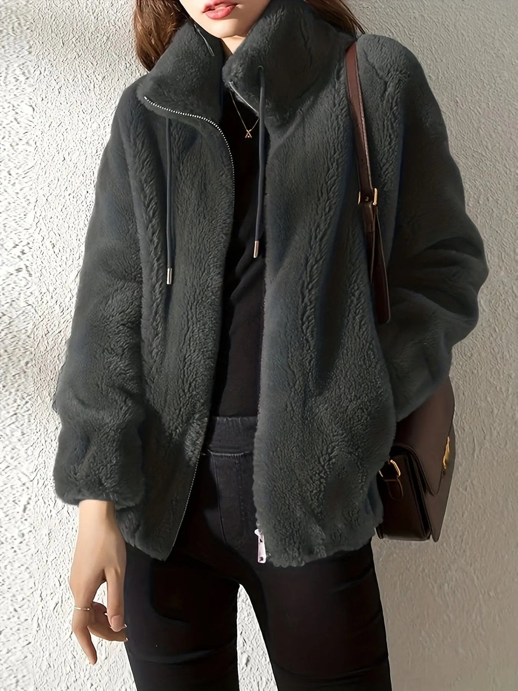 Giacca Donna in Morbido Pile – Stile Casual Caldo per Tutti i Giorni