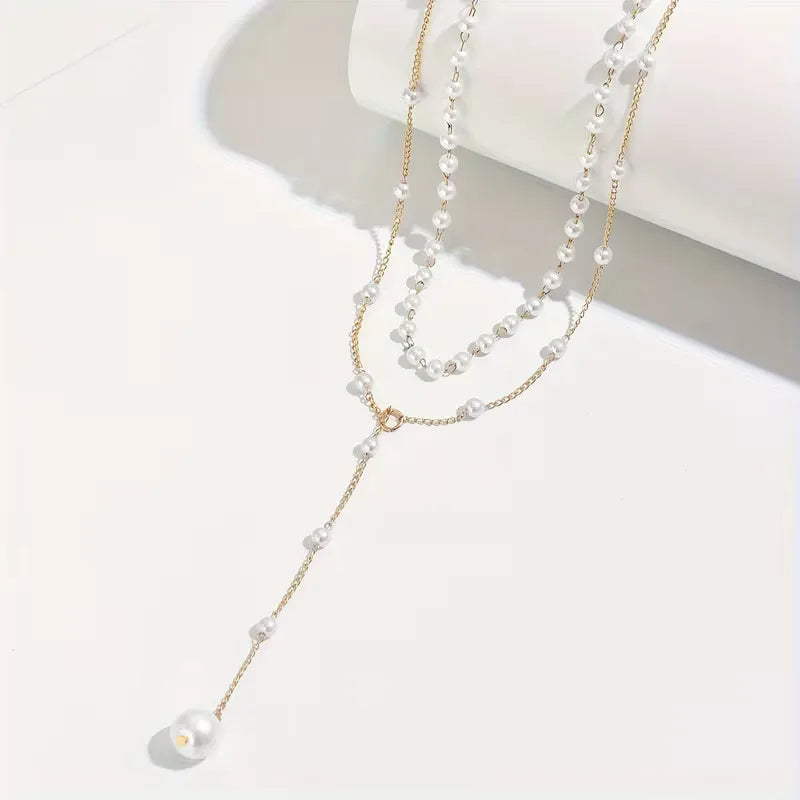 Collana con finte perle - Delicata e femminile