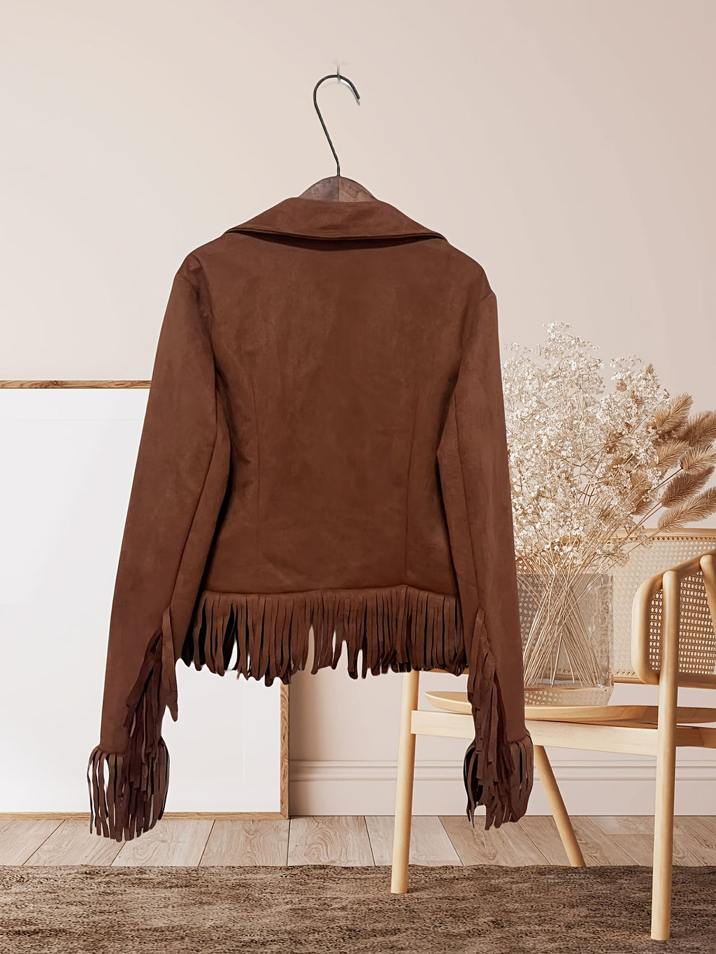 Women's Western jacket with fringe - Trendy and bold