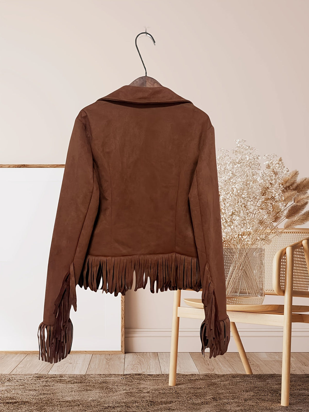 Women's Western jacket with fringe - Trendy and bold