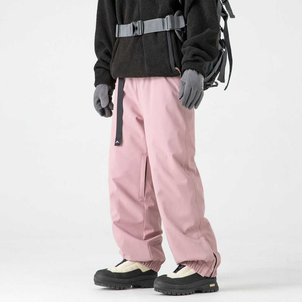 Pantaloni da snowboard impermeabili da uomo con bretelle – Pantaloni da sci invernali isolati