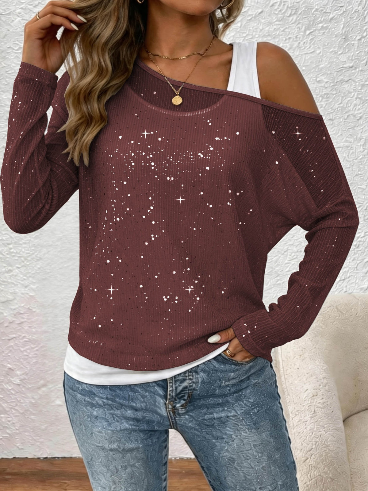 Camicia donna a maniche lunghe - Elegante e fluida