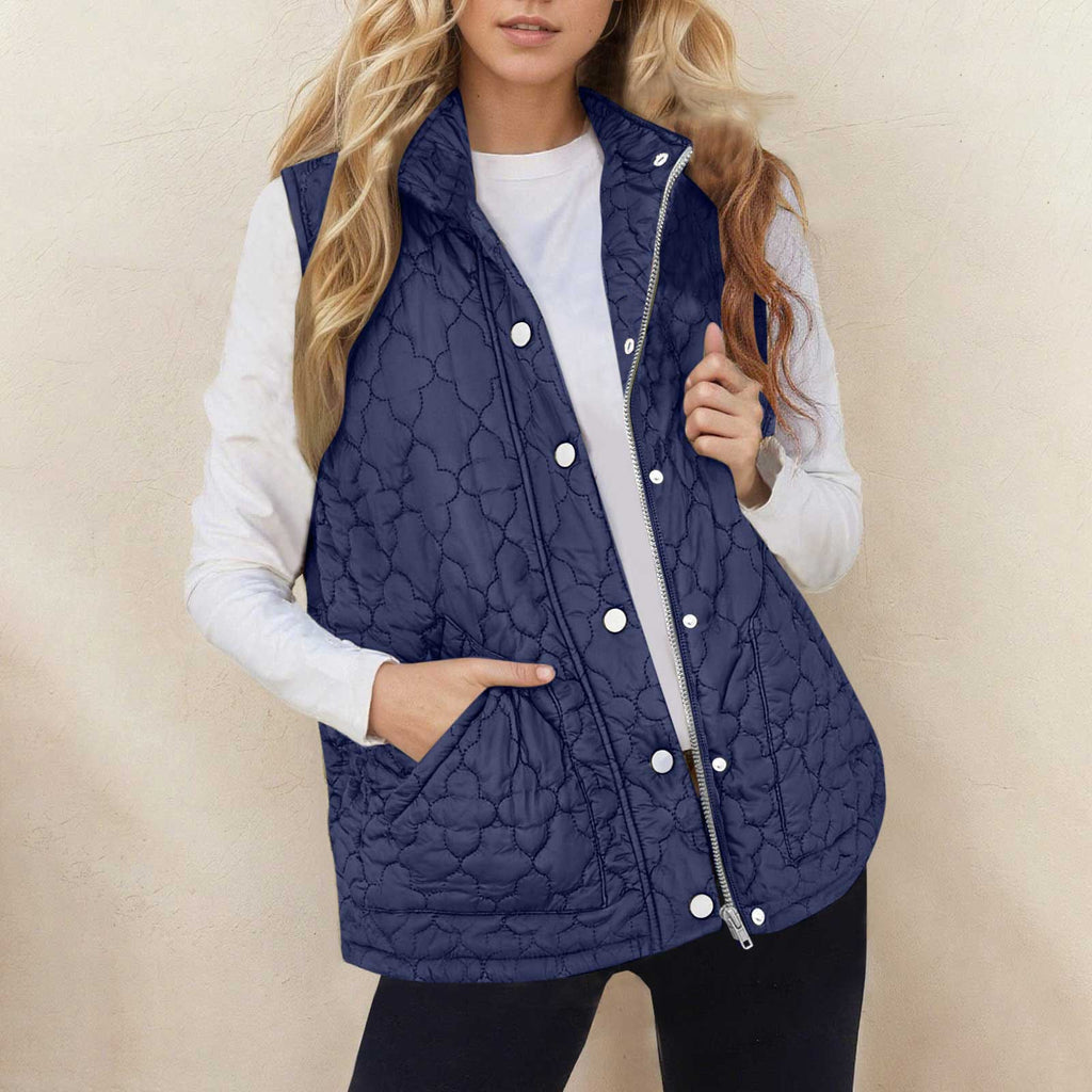 Gilet matelassé femme sans manches - Chaud et pratique