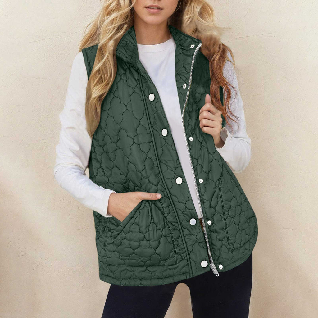 Gilet matelassé femme sans manches - Chaud et pratique