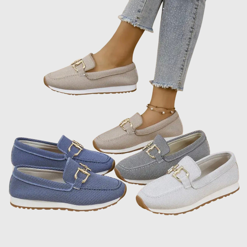 Mocassini donna comfort con supporto integrato – Scarpe basse eleganti suola morbida per sostegno quotidiano