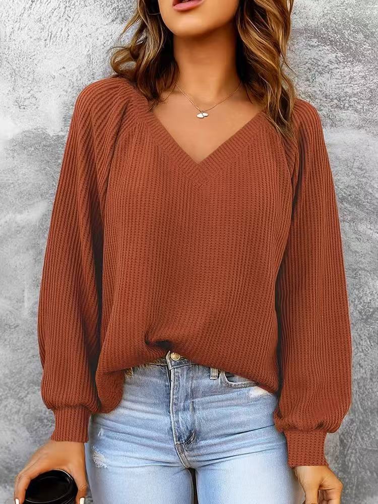 Pull ample pour femme en maille douce - Décontracté et confortable