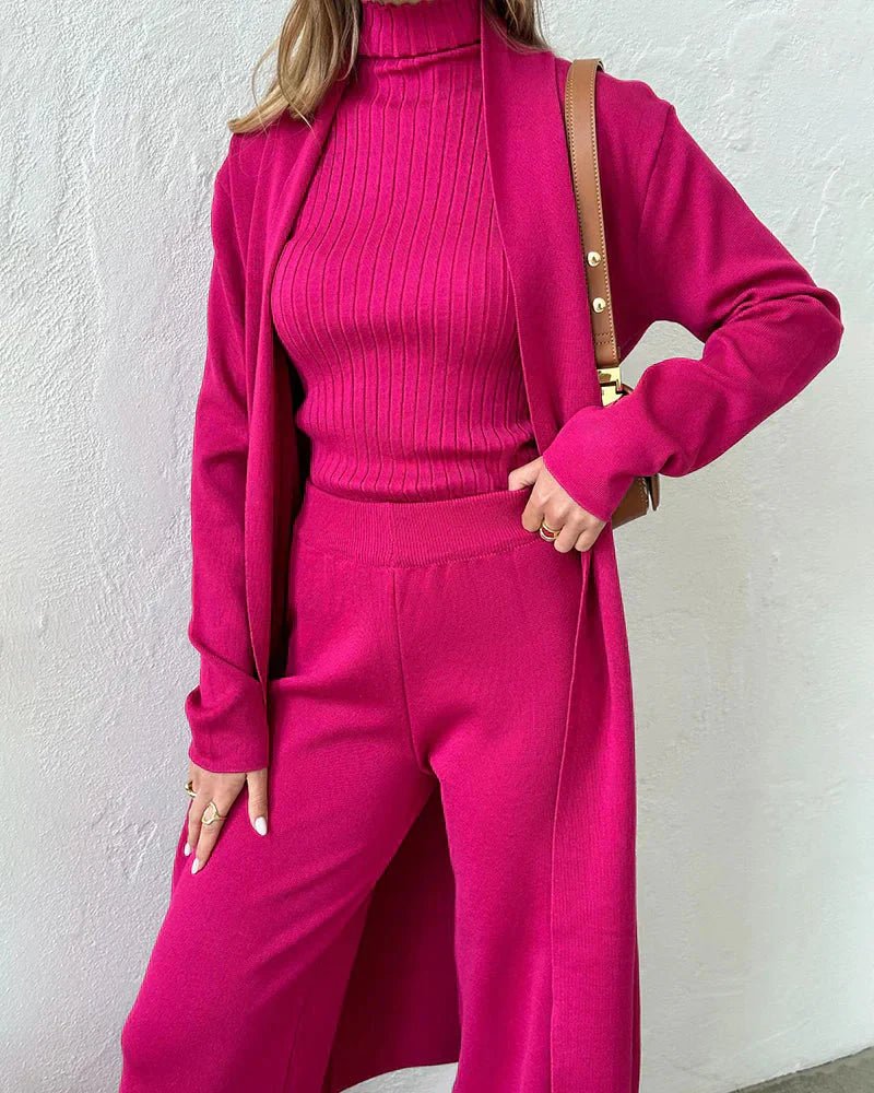 Completo casual da donna, elegante, tre pezzi - Completo moderno e confortevole