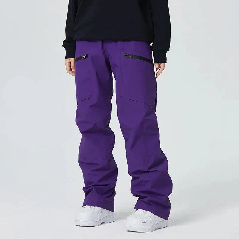 Pantaloni da sci impermeabili da uomo – Pantaloni da snowboard antivento e caldi – Ideali per l'inverno