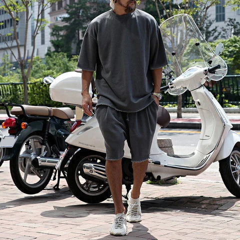 Completo estivo da uomo leggero – Tuta casual comoda e moderna