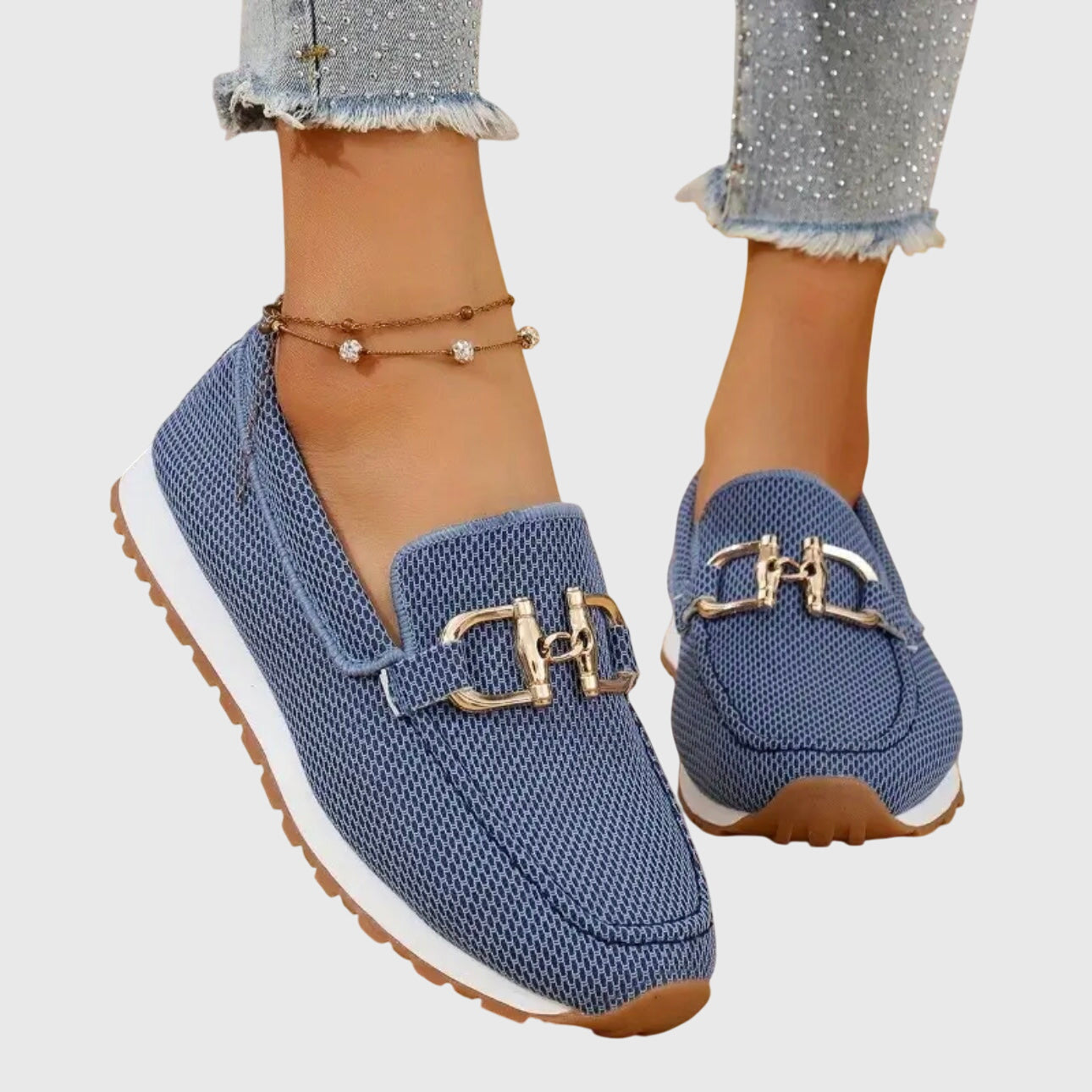 Mocassini donna comfort con supporto integrato – Scarpe basse eleganti suola morbida per sostegno quotidiano