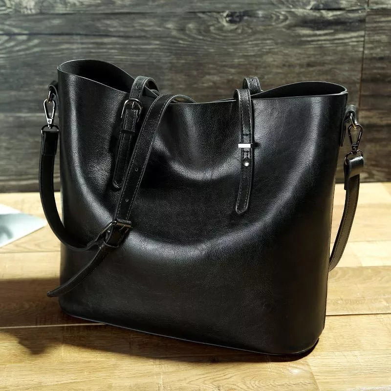 Borsa a tracolla in pelle vintage per donna